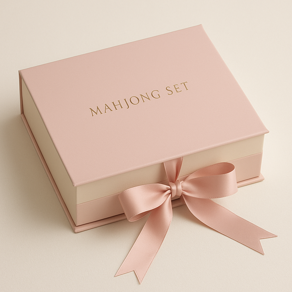 Luxury gift-ready packaging for a mahjong set